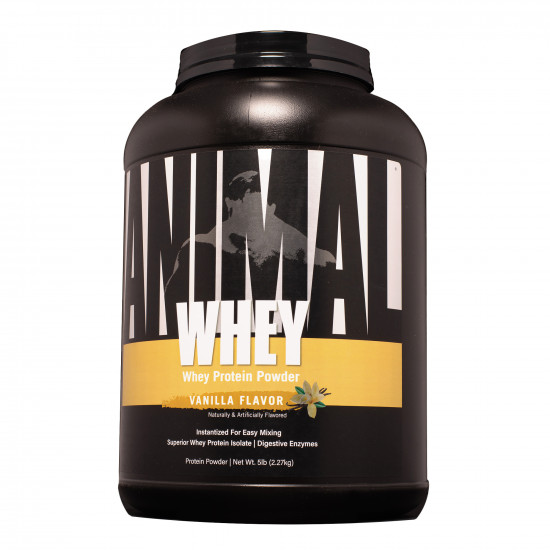 Сывороточный протеин Animal Whey 5lb (2,27 кг), ваниль