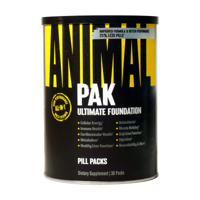 Витаминно-минеральный комплекс спортивный ЭНИМАЛ ПАК Animal Pak, 30 порций, 8 таблеток