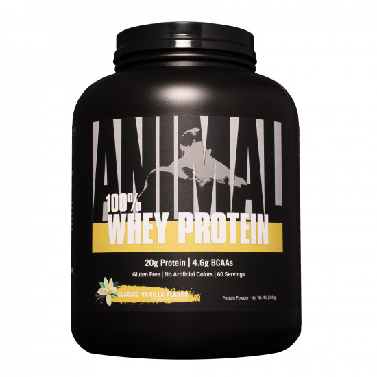 Сывороточный протеин Animal 100% Whey, 1,81 кг, Ваниль